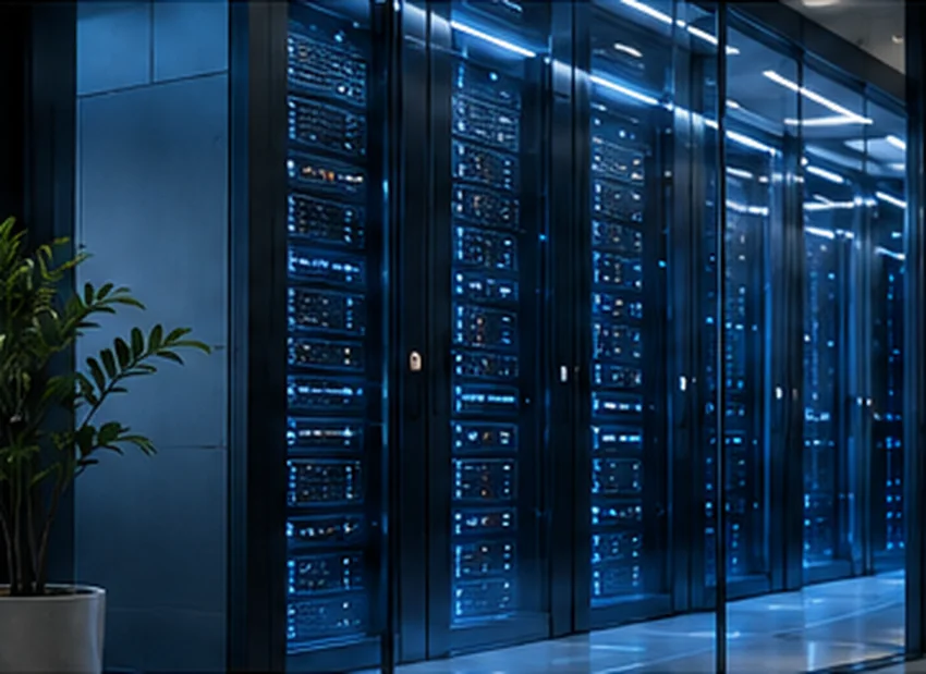 ภาพตัวอย่าง Data Center ภายในอาคารสำนักงาน
